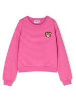 Moschino Kids sweat à patch Teddy Bear - Rose - thumbnail