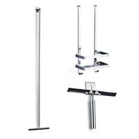 Douche accessoiresset SaniClear Talpa | Met wissers en shampoohouder | Chroom