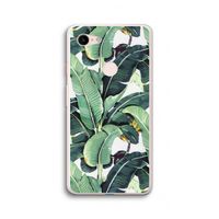 Bananenbladeren: Google Pixel 3 XL Transparant Hoesje