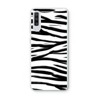 Zebra pattern: Samsung Galaxy A70 Transparant Hoesje