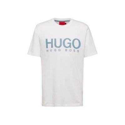 HUGO T-shirt Dolive212 met logo wit HUGO T-shirt Dolive212 met logo wit