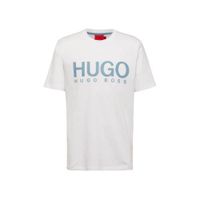 HUGO T-shirt Dolive212 met logo wit - thumbnail