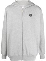 Philipp Plein hoodie Hexagon à fermeture zippée - Gris - thumbnail