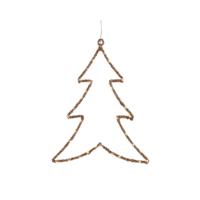 Kerstversiering Lumineo Gouden Metaal 34 x 46 cm