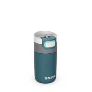 Thermosbeker/Koffiebeker - 300 ml - Lekvrij - 5 uur warm - Kambukka thermosfles - Etna Deep Teal