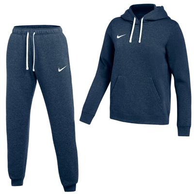 Nike Park 26 Fleece Pullover Hoodie Joggingpak Dames Donkerblauw Wit Nike Park 26 Fleece Pullover Hoodie Joggingpak Dames Donkerblauw Wit