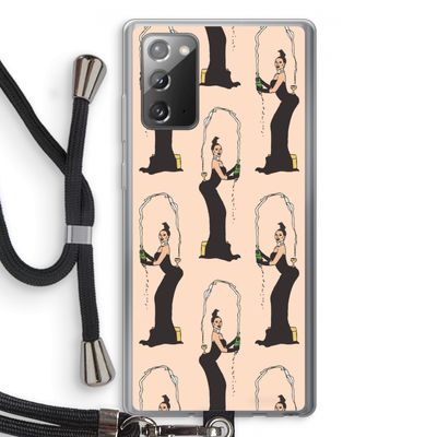 Pop Some Kim: Samsung Galaxy Note 20 / Note 20 5G Transparant Hoesje met koord