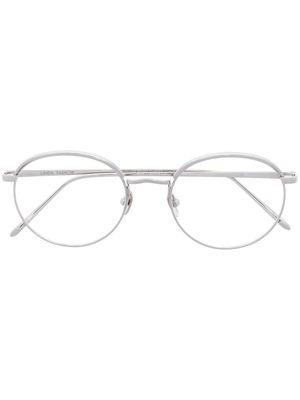 Linda Farrow lunettes de vue à monture ronde - Argent