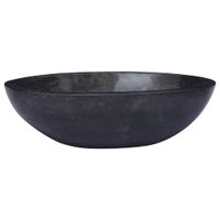 VidaXL Gootsteen 53x40x15 cm marmer zwart