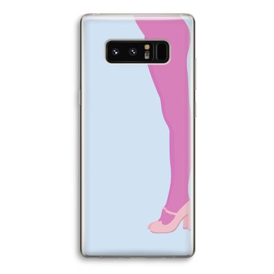 Pink panty: Samsung Galaxy Note 8 Transparant Hoesje