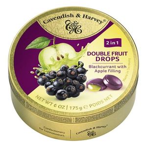 Cavendish & Harvey Cavendish & Harvey - Double Fruit Drops - Blackcrurrant Apple 175 Gram