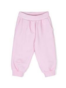 Monnalisa pantalon de jogging à détail de nœud - Rose