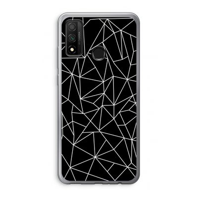 Geometrische lijnen wit: Huawei P Smart (2020) Transparant Hoesje