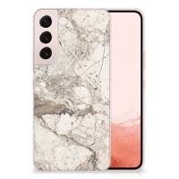 Samsung Galaxy S22 | TPU | Siliconen hoesje | Marmer Beige Samsung Galaxy S22 | TPU | Siliconen hoesje | Marmer Beige