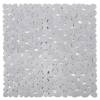 Differnz Lapis inlegmat douche - 100% PVC - anti-slip laag - 54 x 54 cm - grijs