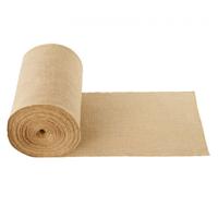 VEVOR jute stof 50x50 jute decoratieve stof ambachtelijke stof jute lint 355mmx45.7m