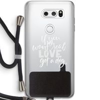 Partner in crime: LG V30 Transparant Hoesje met koord
