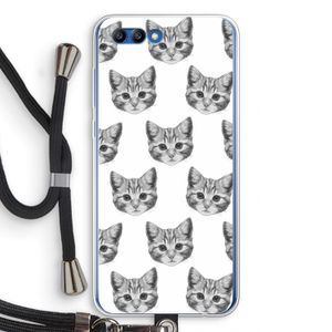 Kitten: Honor 10 Transparant Hoesje met koord