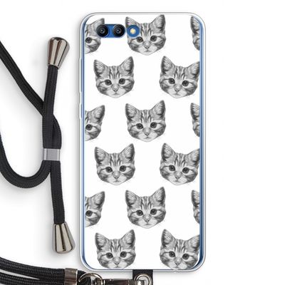 Kitten: Honor 10 Transparant Hoesje met koord