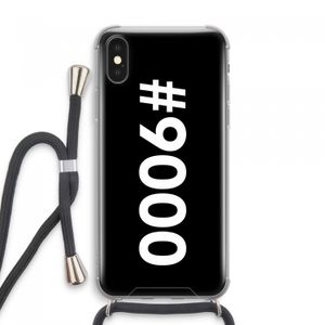 #9000: iPhone XS Max Transparant Hoesje met koord