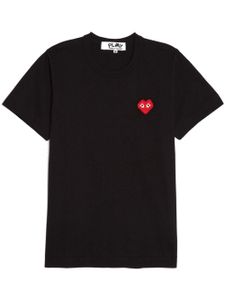 Comme Des Garçons Play x Invader t-shirt à logo appliqué - Noir