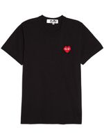 Comme Des Garçons Play x Invader t-shirt à logo appliqué - Noir