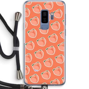 Just peachy: Samsung Galaxy S9 Plus Transparant Hoesje met koord