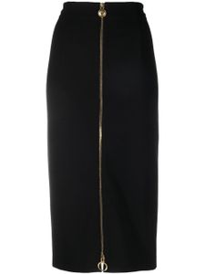 PINKO jupe zippée à taille haute - Noir