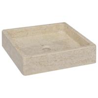 Gootsteen 40x40x10 cm marmer crmekleurig