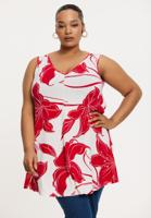 Yoek Singlet swing LILY | Rood | Maat 46/48