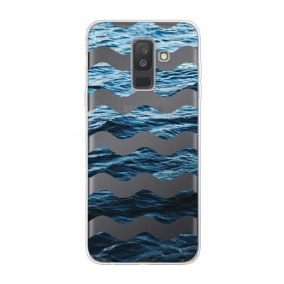 Oceaan: Samsung Galaxy A6 Plus (2018) Transparant Hoesje