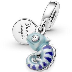 Pandora 791676C01 Hangbedel Colour Chainging Chameleon zilver-emaille meerkleurig