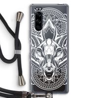 Oh Deer: Sony Xperia 5 Transparant Hoesje met koord