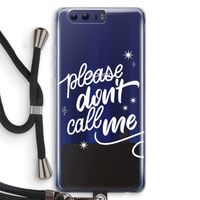 Don't call: Honor 9 Transparant Hoesje met koord