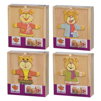 Eichhorn houten puzzel beer 20 stuks