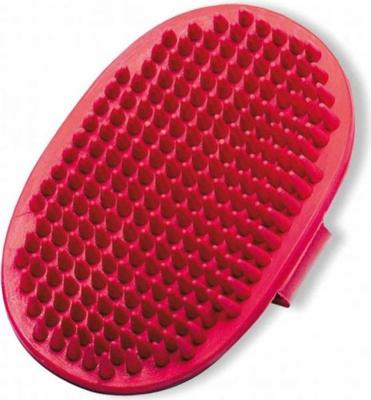 Ovale rubber massageborstel