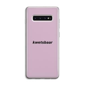 kwetsbaar: Samsung Galaxy S10 4G Transparant Hoesje