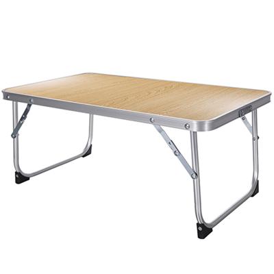 CM Camping tafel - aluminium - opvouwbaar en lichtgewicht - bruin - 56 x 34 x 24 cm