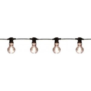 Buiten feestverlichting lichtsnoer warm witte lampbolletjes 10 meter