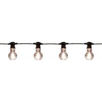 Buiten feestverlichting lichtsnoer warm witte lampbolletjes 10 meter