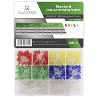 Quadrios 23O192 LED-assortiment Rood, Groen, Geel, Blauw, Wit 5 mm 20 mA 2 V, 3 V - thumbnail