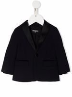 DSQUARED2 KIDS blazer en laine à simple boutonnage - Bleu