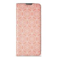 Motorola Moto E20 | Hoesje met Magneet | Pattern Orange