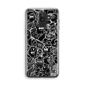 Vexx Black City : Samsung Galaxy J8 (2018) Transparant Hoesje