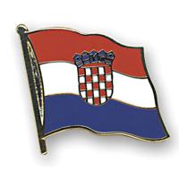 Pin Vlag Kroatie - 2 cm - vlaggen speldje - supporter - mini broche Pin Vlag Kroatie - 2 cm - vlaggen speldje - supporter - mini broche