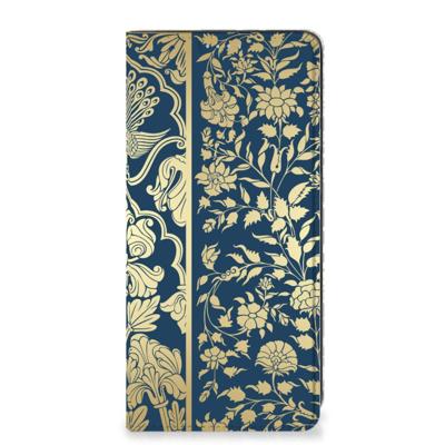 Samsung Galaxy A21s Smart Cover Beige Flowers Samsung Galaxy A21s Smart Cover Beige Flowers
