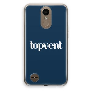 Topvent Navy: LG K10 (2017) Transparant Hoesje