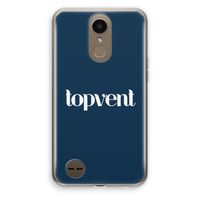 Topvent Navy: LG K10 (2017) Transparant Hoesje