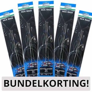 Shakespeare BUNDEL 10x Bottom Hugger Sea Rig Haak 