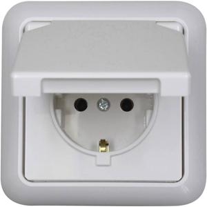 N & L 101803 Stopcontact (onderbouw) IP44 Ultra-wit